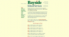 Desktop Screenshot of baysideschoolservices.com